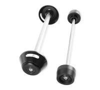 Motorcycle Front Rear Axle Fork Wheel Protector Crash Slider For Ducati SBK 848 EVO For Monster 796 1100 09-16(Black)