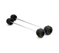Motorcycle Front Rear Axle Sliders For XSR700 2016-2026 | Wheel Crash Protector Pad Motorcycle Crash Protectors(Front Rear-Gold)