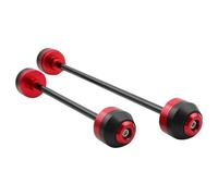 Motorcycle Front/Rear Axle Wheel Fork Sliders Protector Fall Guard Pad For Z900/RS 2017-2022(Red-Front Rear)