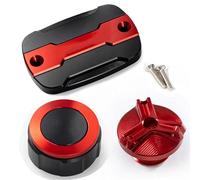 Motorcycle Front Rear Brake Cover Oil Filler Cap Protection For YZFR3 2015 2016 2017 2018 2019 2020 2021 2022 RESPUNEKBAH(A set red)