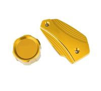 Motorcycle Front Rear Brake Fluid Reservoir Cover Engine Oil Filler Cap For Z900 Z 900 2017-2023 2024 2025 Gas Fuel Tank Cap(2 Gold)