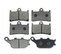 Motorcycle Front Rear Brake Pads Compatible with Yamaha YZF R6 600 R6S YZF600R 2003-2015 YZF R1 1000 2004-2006 FZ6 2007-2009 FZ1 FZ8 FA252F FA174R