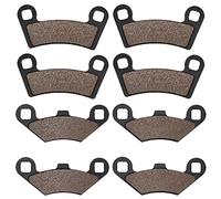 Motorcycle Front Rear Brake Pads for P&olaris RZR570 RZR 570 EPS 12-19 RZR800 R&anger RZR 800 Razor RZR-S EPS EFI 2008-2014 VIYOLI(Front and Rear)