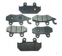 Motorcycle Front Rear Brake Pads For SUZUKI AN400 For Burgman 400 2007 2008 2009 2010 For Limited ABS 2011-2018 AN 400 Motorbike Brake Pads (Size : Front Rear Pads)
