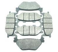 Motorcycle Front Rear Brake Pads For YAMAHA XVS1300A Midnight Star V Star 1300 2007-2011 XVS 1300A XVS1300 A MNGNCBXWK(Front Rear Pads)