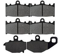 Motorcycle Front Rear brake Pads for ZR400 ZR 400 Zephyr 1997-2001 ZZR400 ZZR 400 ZX400 ZZR600 ZZR 600 ZX600 1993-2007 VIYOLI(Front and Rear)