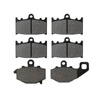 Motorcycle Front & Rear Brake Pads for ZZR400 ZR400 N 1993-1999 ZX6R ZX9R ZZR600 ZX600E for NINJA ZX 6R 9R ZX6 VIYOLI(Front and Rear)