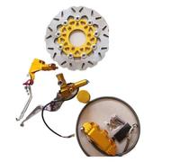 Motorcycle Front Rear Disc Universal Front Disc Kit Include Hydraulic Lever Caliper Bracket And Rotor Brake Hose