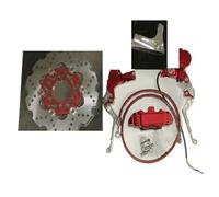 Motorcycle Front Rear Disc Universal Front Disc Kit Include Hydraulic Lever Caliper Bracket And Rotor Brake Hose
