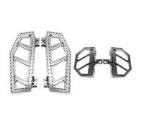 Motorcycle Front Rear Driver Passenger Floorboards Footpegs Footrest For Harley Touring Softail Fatboy Street Bob Foot Rests