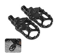 Motorcycle Front & Rear Footrest Foot Pegs Angle Adjustable MX Style Foot Peg Compatible with Harley Sportster 883 1200 XL Touring Softail Dyna Low Rider-Black