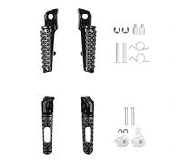 Motorcycle Front Rear Footrest Foot pegs Black Fits for Honda CBR1000RR 2004-2016 CBR600RR 2003-2019