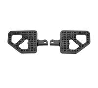 Motorcycle Front Rear Footrest Passenger Footboard Driver Foot Pegs Black For Harley Fat Bob Touring Sportster XL 883 1200 Dyna