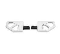 Motorcycle Front Rear Footrest Passenger Footboard Driver Foot Pegs Black For Harley Fat Bob Touring Sportster XL 883 1200 Dyna