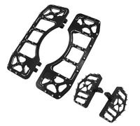 Motorcycle Front Rear Footrest Wide Floorboard Footpegs Driver Passenger Pedal For Harley Touring Road Glide FLHT Softail CVO