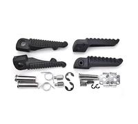 Motorcycle Front Rear Footrests Foot Pegs For ZX6R ZX636 ZX9R ZX10R ZX12R ZX-14 Z750 Z1000 ZZR1200 GTR1400 ZZR1400 ER6N ER6F HGNMPGVVTZ(Front and Rear)