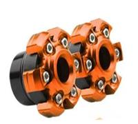 Motorcycle Front Rear Fork Wheel Crash Protector Modification Universal Accessorie Personality Shock Absorbe Anti-fall Block(Orange)