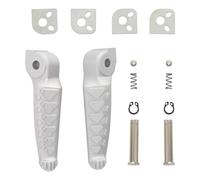 Motorcycle Front Rear Passenger Footpegs Footrest For RS660 2021-2023 CNC Aluminum Anti Slip Sport Bike Accessories Floorboards Footpegs(Passenger Footpeg)