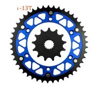 Motorcycle Front Rear Sprocket Chain Wheel 520 45T 46T 47T 48T 49T 50T 51T 52T 13T Compatible With WR125P YZ125P YZ125S WR125 YZ125 WR YZ 125 L M N P R S K(45T-13T)