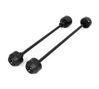 Motorcycle Front Rear Wheel Axle Fork Crash Slider Protector For MT09 MT 09 Tracer 9 900 GT 9GT+ 900GT 900/GT 2021-2024 Anti Crash Pad Falling Protection(Black,Front+rear)