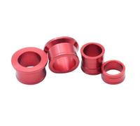 Motorcycle Front Rear Wheel Hub Spacer Fork Bushing Compatible With CR125R CR250R CRF250R CRF250X CRF450R CRF450X CRF250RX CRF450RX CRF450L(Red set)