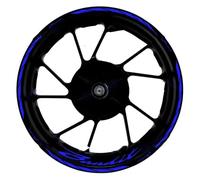 Motorcycle Front Rear Wheel Sticker Tire Inner Stripe Reflective Waterproof Rim Decal Stickers For Suzuki For Bandit Rim decal(Color11)