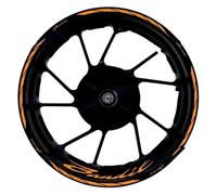 Motorcycle Front Rear Wheel Sticker Tire Inner Stripe Reflective Waterproof Rim Decal Stickers For Suzuki For Bandit Rim decal(Color23)