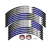 Motorcycle Front Rear Wheel Sticker Tire Inner Stripe Reflective Waterproof Rim Decal Stickers For Tenere 700 Rim decal(Color3)