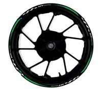 Motorcycle Front Rear Wheel Sticker Tire Inner Stripe Reflective Waterproof Rim Decal Stickers for Yamaha MT-125 MT125(Color1)