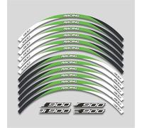 Motorcycle Front Rear Wheel Sticker Tire Inner Stripe Waterproof Rim Decal Stickers for Kawasaki Z900 Z 900 Rim Decal(Color13)