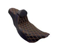Motorcycle Front Rider Solo Seat Motorcycle Driver Passenger Two-Up Seat With Backrest Cushions For Touring For Electra For Street For Road Glide 09-2023