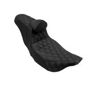 Motorcycle Front Rider Solo Seat Motorcycle Driver Passenger Two-Up Seat With Backrest Cushions For Touring For Electra For Street For Road Glide 09-2023