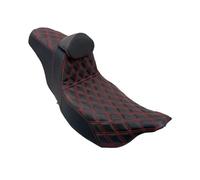 Motorcycle Front Rider Solo Seat Motorcycle Driver Passenger Two-Up Seat With Backrest Cushions For Touring For Electra For Street For Road Glide 09-2023