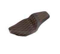 Motorcycle Front Rider Solo Seat Motorcycle Front Rear Seat Rider Driver Passenger Cushion Two Up For Touring 2024-Up For Street For Road For Glide