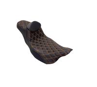 Motorcycle Front Rider Solo Seat Motorcycle Two-Up Seat Driver Passenger Backrest Cushions For Touring For Road King For Street For Electra Glide FLHR 2009-Up