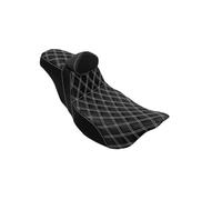 Motorcycle Front Rider Solo Seat Motorcycle Two-Up Seat Driver Passenger Backrest Cushions For Touring For Road King For Street For Electra Glide FLHR 2009-Up