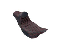 Motorcycle Front Rider Solo Seat Motorcycle Two-Up Seat Driver Passenger Backrest Cushions For Touring For Road King For Street For Electra Glide FLHR 2009-Up