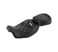 Motorcycle Front Rider Solo Seat Motorcycle Two-Up Seat Pillion Backrest For Touring For Street For Electra For Glide For Road For King For Special For CVO