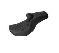 Motorcycle Front Rider Solo Seat Motorcycle Two Up Seat With Backrest Driver Passenger Saddle Cushions For Dyna For Low Rider For Fat Bob For Street 06-2017