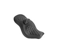 Motorcycle Front Rider Solo Seat Motorcycle Two Up Seat With Backrest Driver Passenger Saddle Cushions For Softail For Low Rider S For Sport Glide