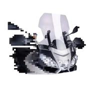 motorcycle front screen For Caponord1200 Motorcycle Modified Windshield Wind Deflector Heightened Front Glass Accessories Parts(Transparent,54)