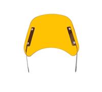 motorcycle front screen For KAWASAKI For Eliminator 400LX For 250LX For Zephyr 750 Motorcycle 6.5"-9.45" Headlight Windshield Wind Deflector Windscreen(Amber)