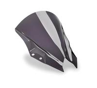 motorcycle front screen For Kawasaki For NINJA500 SE 2024 For NINJA 500 Double Bubble Windscreen Windshield Fairing Screen Wind Deflector Accessories Moto(Smoke)