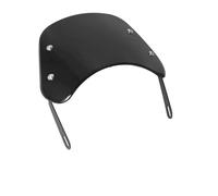 motorcycle front screen For Universal 5-7 Inch Headlamps Motorcycle Headlight Windshield Wind Deflector Windscreen Fairing(Black)