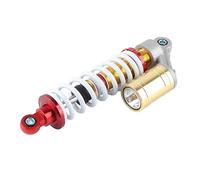 Motorcycle Front Shock Absorber 305mm Adjustable, Universal Replacement for ATV Quad Dirt Sport Bikes, Aluminium Alloy & Steel Damper with 12in Mounting Hole Distance
