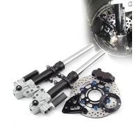 Motorcycle Front Shock Absorbers Fork 30 Core 360/400mm +Brake Pump + Bracket + 220mm Disc For Yamaha Scooter Modify