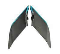 Motorcycle Front Side Downforce Naked Spoilers Fixed Winglet Fairing Wings For CFMOTO CF450SR(Blu)