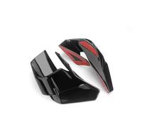 Motorcycle Front Side Spoiler Wings Pneumatic Wings ABS Black Spoiler Kit For Y&amaha For YZF-R7 2021-2025(SHINY BLACK)