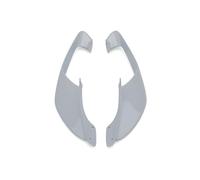 Motorcycle Front Spoiler Aerodynamic Wing For YZF R1 R1M 2020-2025 Motorcycle Accessories Fixed Wing Fairing Spoiler Aerodynamic(Grey)