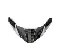 Motorcycle Front Spoiler Aerodynamic Wing For ZONTES 368G G368 368-G Motorcycle Carbon Look Front Fender Beak Nose Cone Extension Wheel Cover Fairing Winglets Wheel Cover(Carbon fiber pattern)